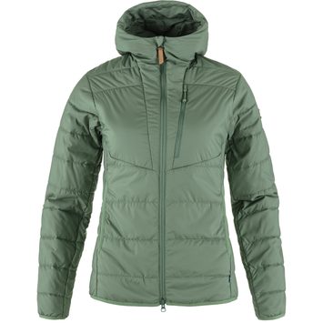 FJÄLLRÄVEN Keb Padded Hoodie W Patina Green