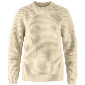 FJÄLLRÄVEN Övik Waffle Knit W Light Beige