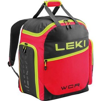 LEKI Skiboot Bag WCR / 60L, bright red-black-neonyellow