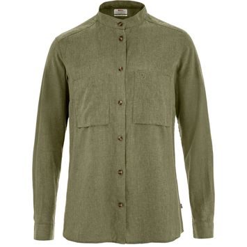 FJÄLLRÄVEN Övik Hemp Shirt LS W Green