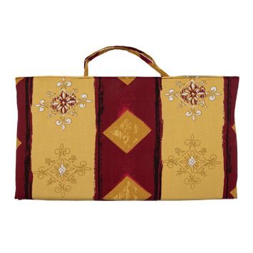 YATE Plážové lehátko - vínový kosočtverec