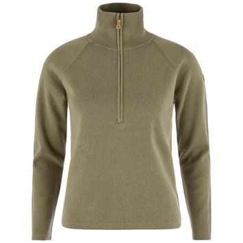 FJÄLLRÄVEN Övik Lite Half Zip W Light Olive