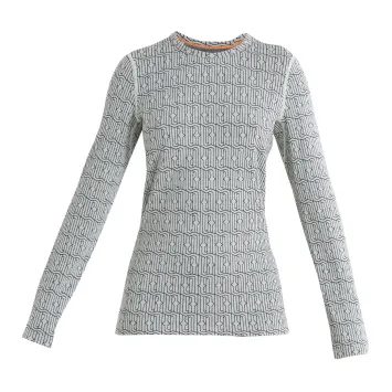 ICEBREAKER Mer 260 Vertex LS Crewe Herenga, SNOW/BLACK