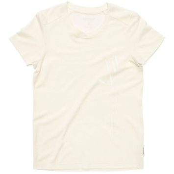 DEVOLD Premium "Oats" Tee Wmn White