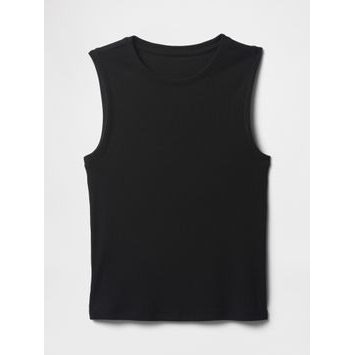 GAP Žebrovaný top Černá