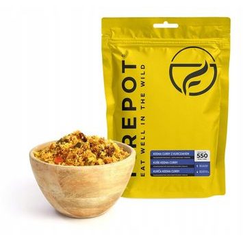 FIREPOT Kuřecí keema curry XL, 770g/835 kcal