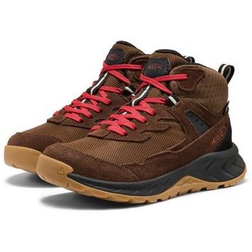 KEEN HIGHTRAIL MID WP YOUTH dark earth/garnet