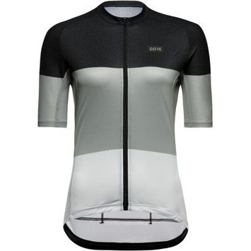 GORE Spirit Stripes Jersey Womens black / lab grey
