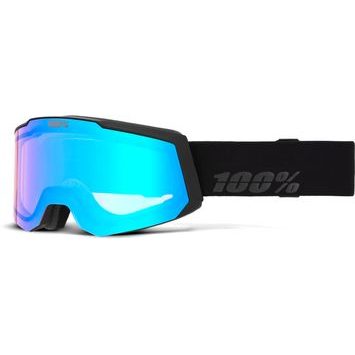100% SNOWCRAFT S HiPER Goggle Black/Green - Mirror Green Lens
