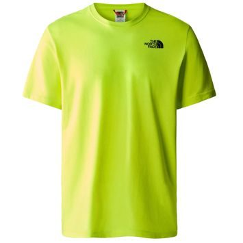 THE NORTH FACE M S/S RED BOX TEE LEDYELLW/TNFBLK