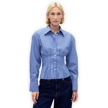 GAP 852421-01 Popelínová košile Fitted Shirt Modrá