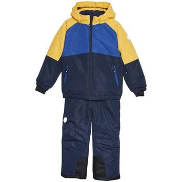 COLOR KIDS Ski Set - Colorblock, total eclipse