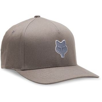 FOX Fox Head Flexfit Hat, Steel Grey