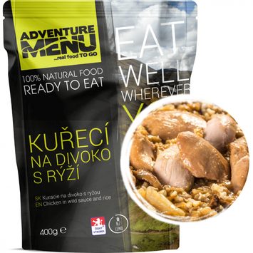ADVENTURE MENU Kuřecí na divoko s rýží, 400g