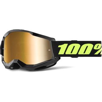 100% STRATA 2 Goggle Solar Eclipse - Mirror True Gold Lens