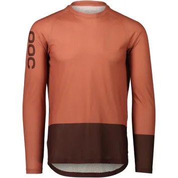 POC MTB Pure LS Jersey Himalayan Salt/Axinite Brown