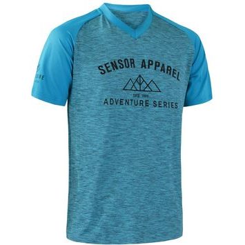 SENSOR CYCLO CHARGER MEN'S JERSEY FREE NECK SLEEVE BLUE