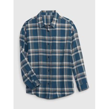 GAP 450406-01 Dětská flanelová košile Modrá