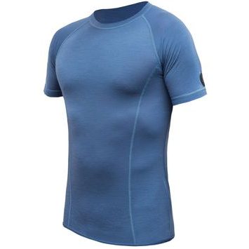 SENSOR MERINO AIR pánské triko kr.rukáv riviera blue