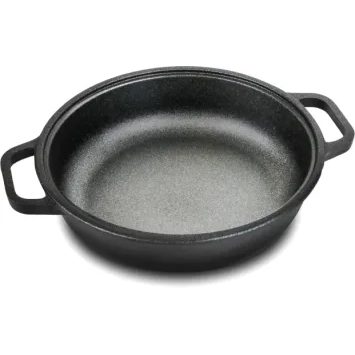 RISOLI DI MONTINI Nepřilnavý kastrol 28 cm 3 ltr. se skleněnou poklicí BLACKPLUS, na indukci