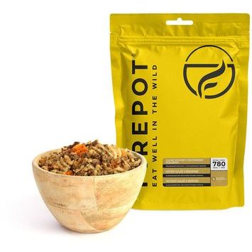 FIREPOT Hovězí guláš s perlovým ječmenem XL, 585g/780 kcal