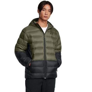 UNDER ARMOUR LEGEND DOWN HOODED JACKET-GRN