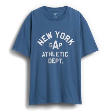 GAP 889500-01 Tričko s logem Athletic Everyday Soft Tmavě modrá