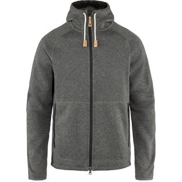 FJÄLLRÄVEN Övik Fleece Hoodie M Dark Grey