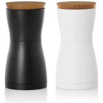 ADHOC TWIN, černá a bílá, dub/plast, 13,3 cm