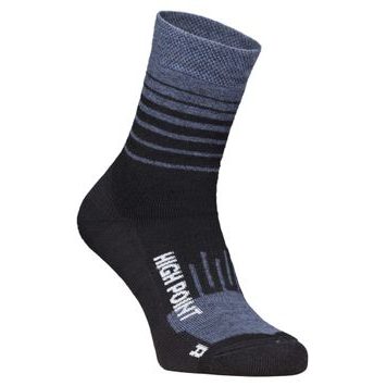 HIGH POINT Mountain Merino 3.0 Socks, Black / Blue