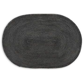 CONTINENTA Oval placemat 45x31 cm anthracite
