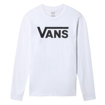 VANS FLYING V CLASSIC LONG SLEEVE T-SHIRT, White