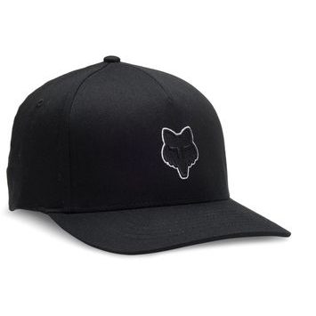 FOX Fox Head Flexfit Hat, Black