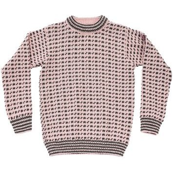 DEVOLD Original Islender Wool Sweater Chalk Pink/Anthracite
