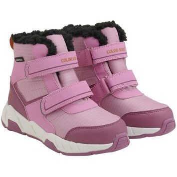 COLOR KIDS Boots W. Velcro, WP-Lilac chiffon