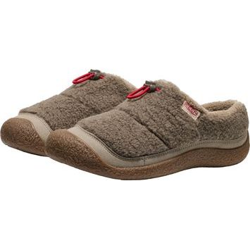 KEEN HOWSER III SLIDE WOMEN, brindle/brindle sherpa fleece