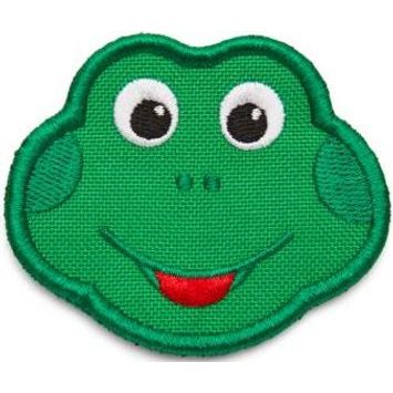 AFFENZAHN Velcro badge Frog - green