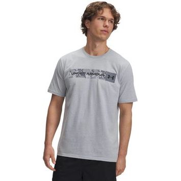 UNDER ARMOUR UA CAMO CHEST STRIPE SS-GRY