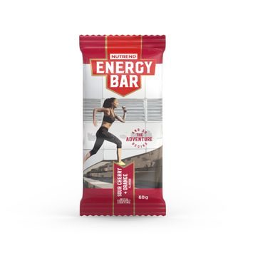 NUTREND Energy Bar, tyčinka, 60 g višeň a pomeranč