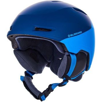 BLIZZARD Viper ski helmet junior, dark blue matt/bright blue matt