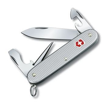 VICTORINOX PIONEER ALOX, 93 mm, stříbrný, blister