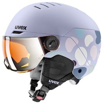 UVEX ROCKET JR VISOR COOL LAVENDER ABSTRACT MATT