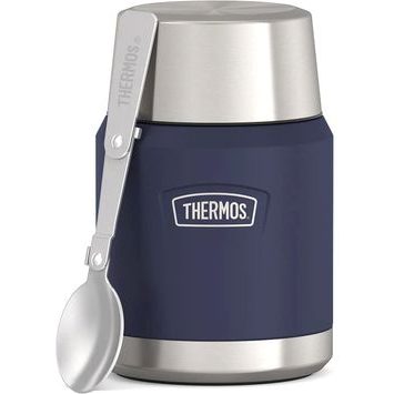 THERMOS Termoska na jídlo se skládácí lžící a šálkem 470 ml - námořnická modrá
