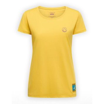 LA SPORTIVA Climbing on the Moon T-Shirt W Giallo/Viola