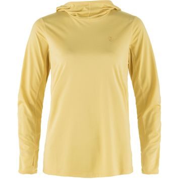 FJÄLLRÄVEN Abisko Sun-hoodie W Mais Yellow