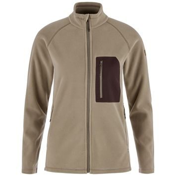 FJÄLLRÄVEN Kaipak Fleece W Suede Brown-Black Oak