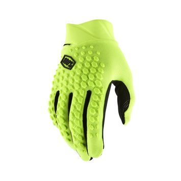 100% GEOMATIC Gloves Fluo Yellow