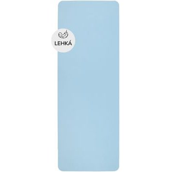 YATE Yoga mat dvouvrstvá,materiál TPE,sv. modrá/sv.šedá