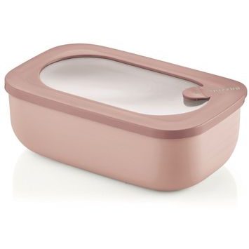 GUZZINI Rectangular food box Eco Store&More 900 ml Peach Blossom Pink