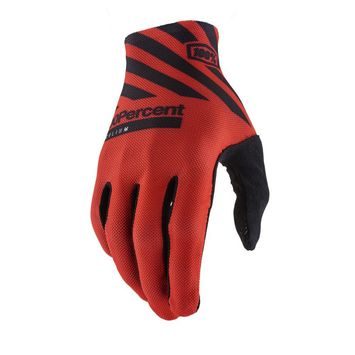100% CELIUM Gloves Racer, Red
